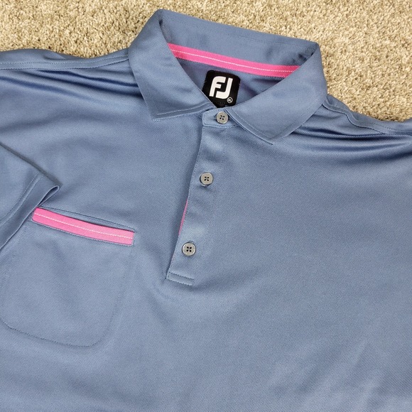 FootJoy Other - FootJoy Mens XL Solid Gray Performance Stretch Golf Polo Short Sleeve